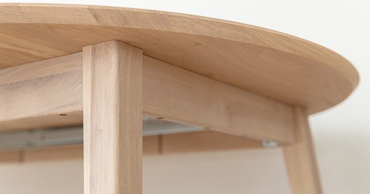 Lunden söögilaud 110cm_160_valgendatud tamm Ovaalne söögilaud Lunden (pikendatav) 110/160cm, erinevad värvid - Image 17