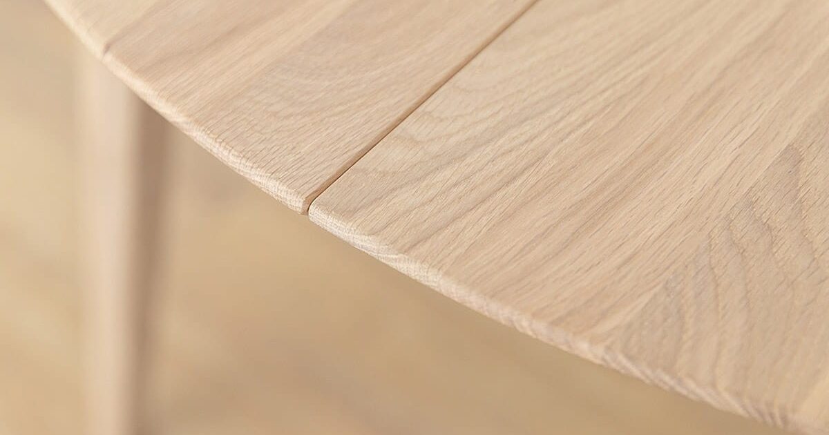 Lunden söögilaud 110cm_160_valgendatud tamm1 Ovaalne söögilaud Lunden (pikendatav) 110/160cm, erinevad värvid - Image 16