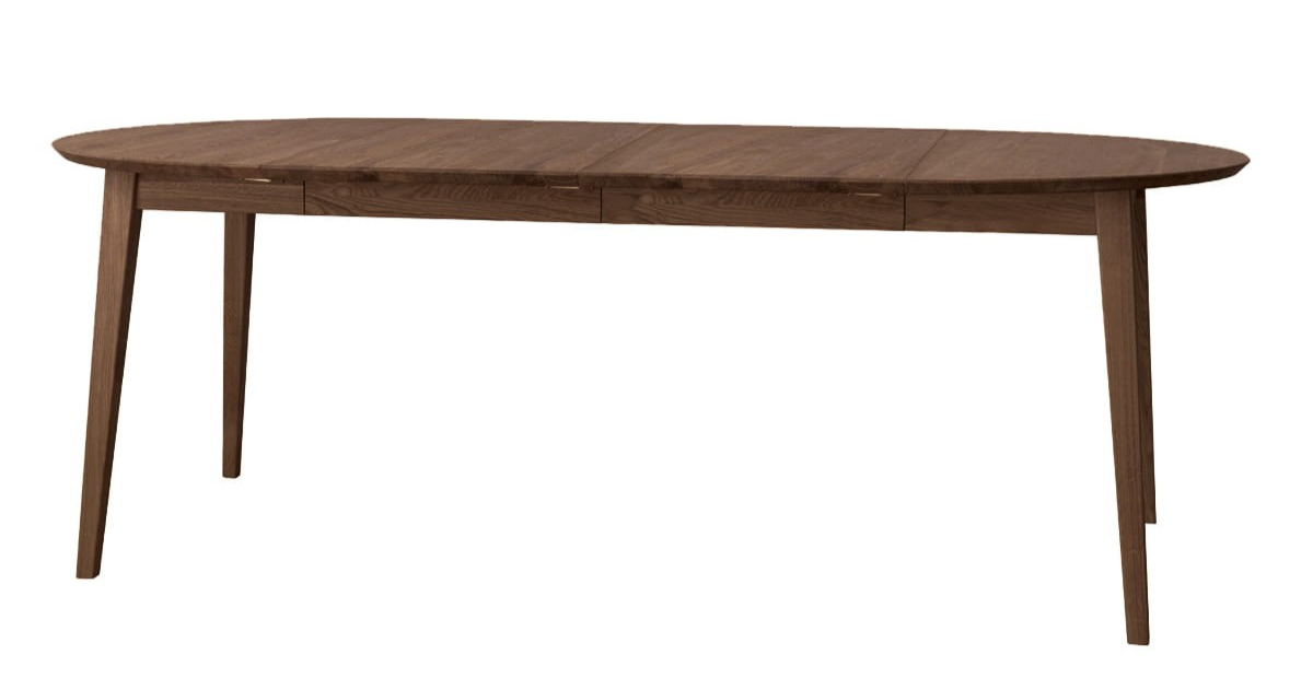 Lunden söögilaud 90cm_190_suitsune tamm Ovaalne söögilaud Lunden (pikendatav) 90/190cm, erinevad värvid - Image 6