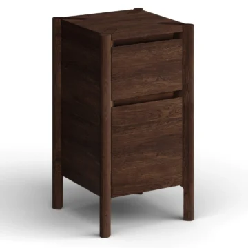 Täispuidust madal öökapp Campy, erinevad värvid