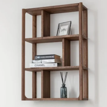 Täispuidust seinariiul Campy, erinevad värvid