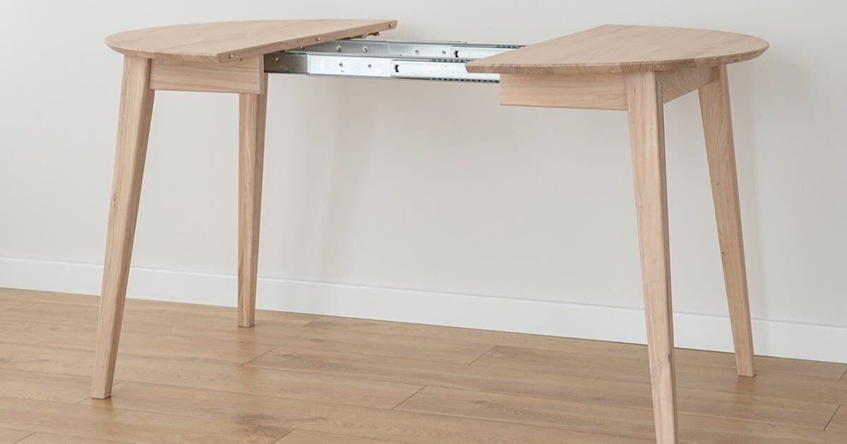 Lunden söögilaud 90cm_140_val.tamm1 Ümmargune söögilaud Lunden (pikendatav) 90/140cm, erinevad värvid - Image 20