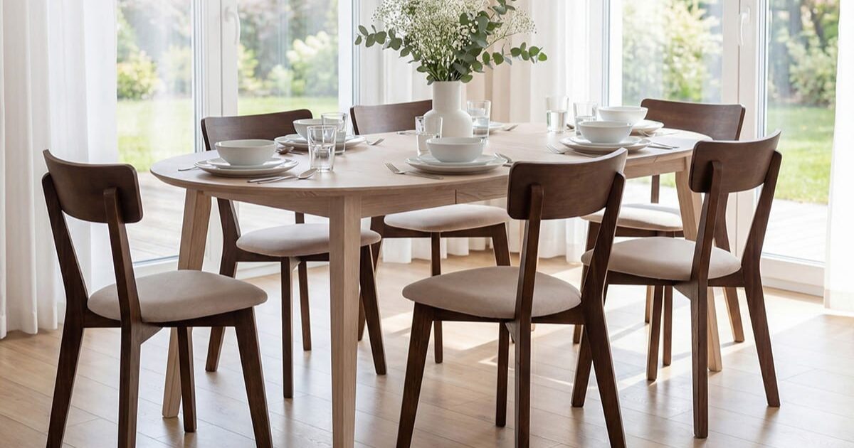 Lunden söögilaud 90cm_140_val.tamm Ümmargune söögilaud Lunden (pikendatav) 90/140cm, erinevad värvid - Image 23